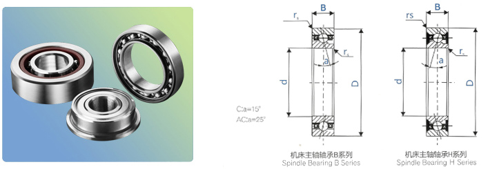 角接觸球軸承(機(jī)床主軸軸承B系列)-